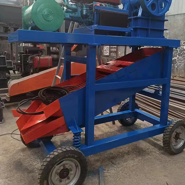 Mining Small Mobile Portable Jaw Crusher Machine Diesel Engine Or Motor Power