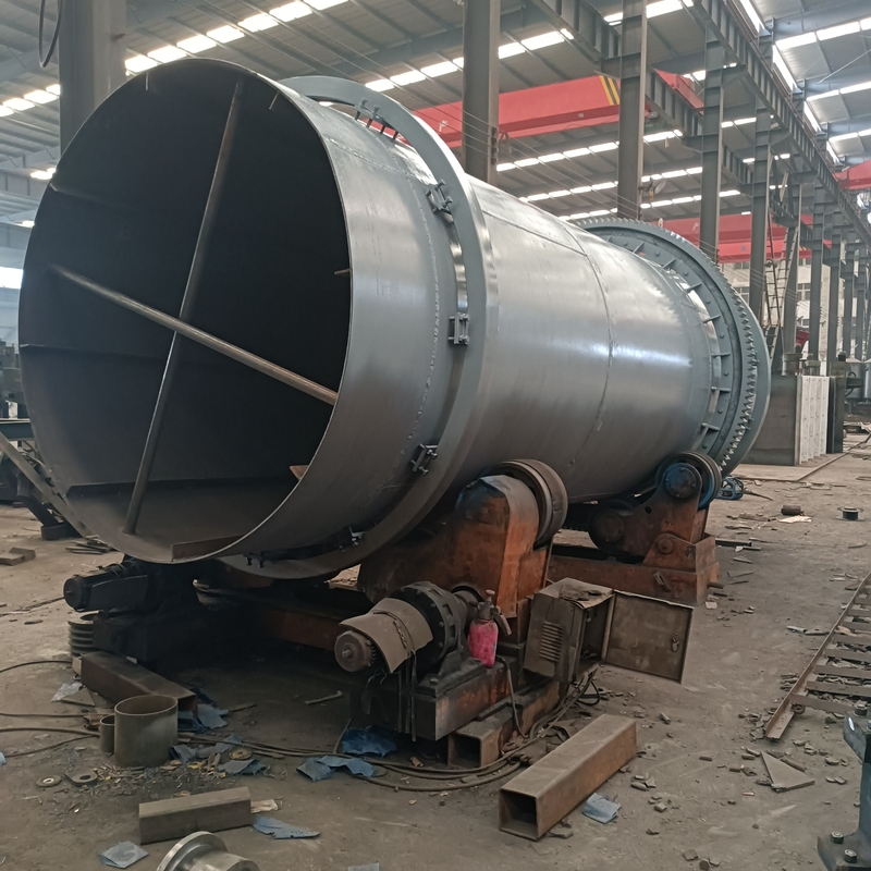 Customized Rotary Drum Granulator For Fertilizer Production Line 5.5kW