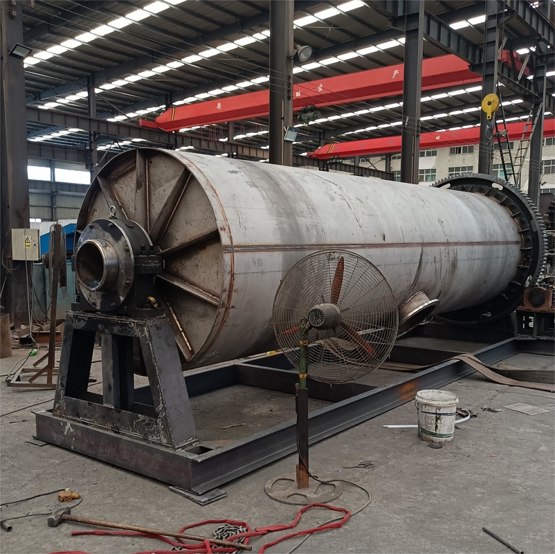 Stainless Steel 310S Batch Grinding Ball Mill 1-30t/H With Structural Steel Frame