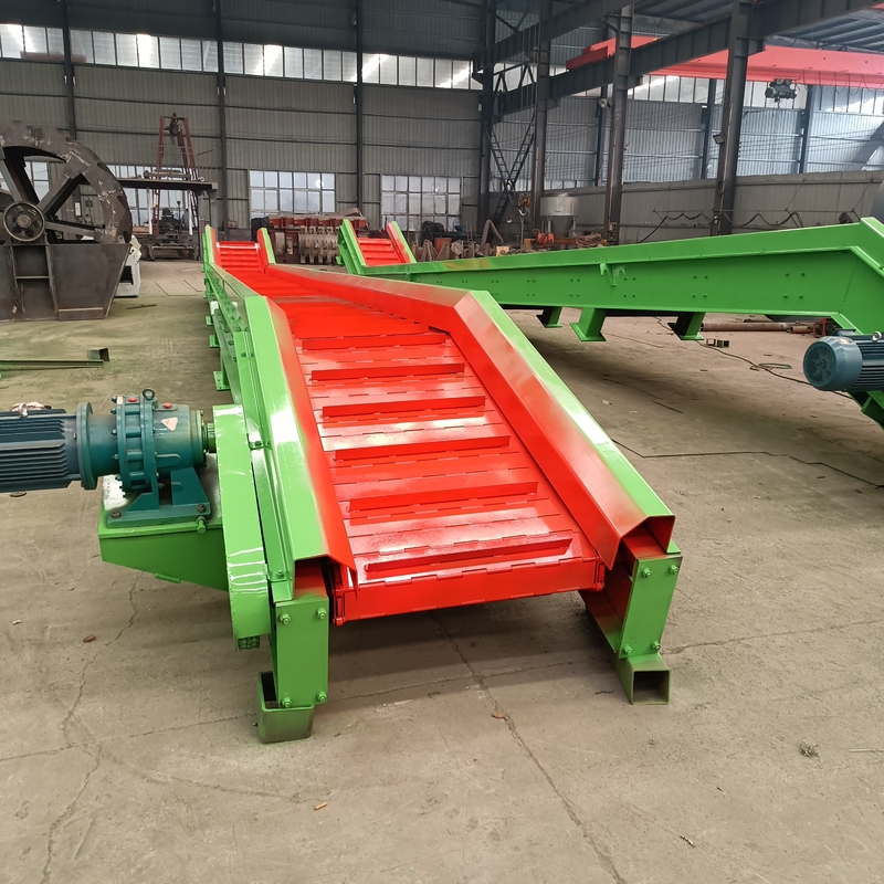 Inclined Drag Chain Driven Conveyor 25 To 1000 T/H reliable grain handling equipment