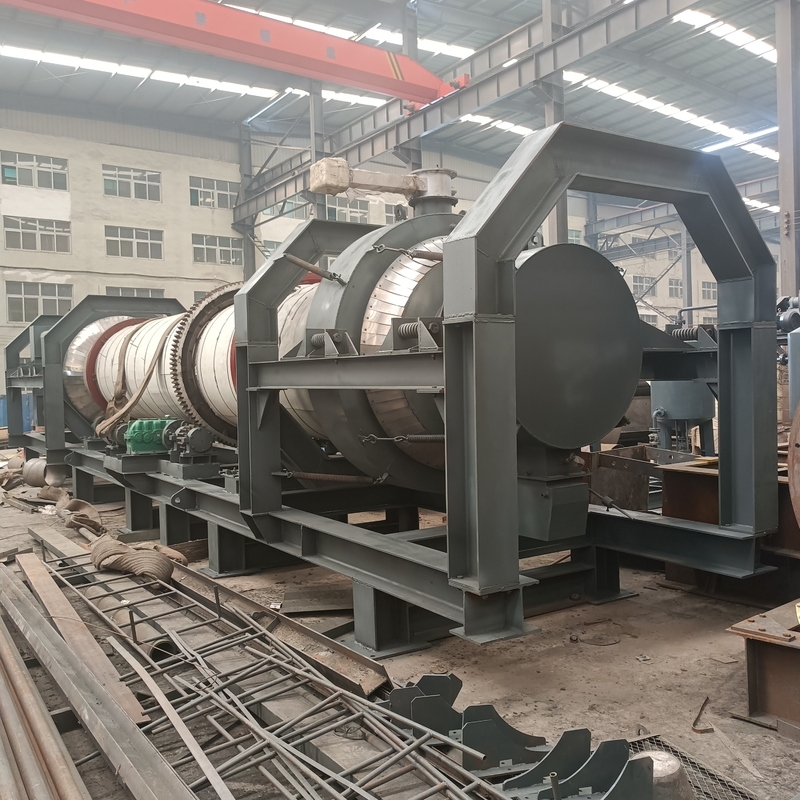 Customize Color Steam Tube Rotary Dryer 120t/H Capacity