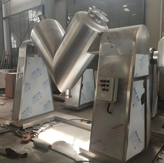 V-Type Powder Mixer SS Steel 10-1000L Capacity