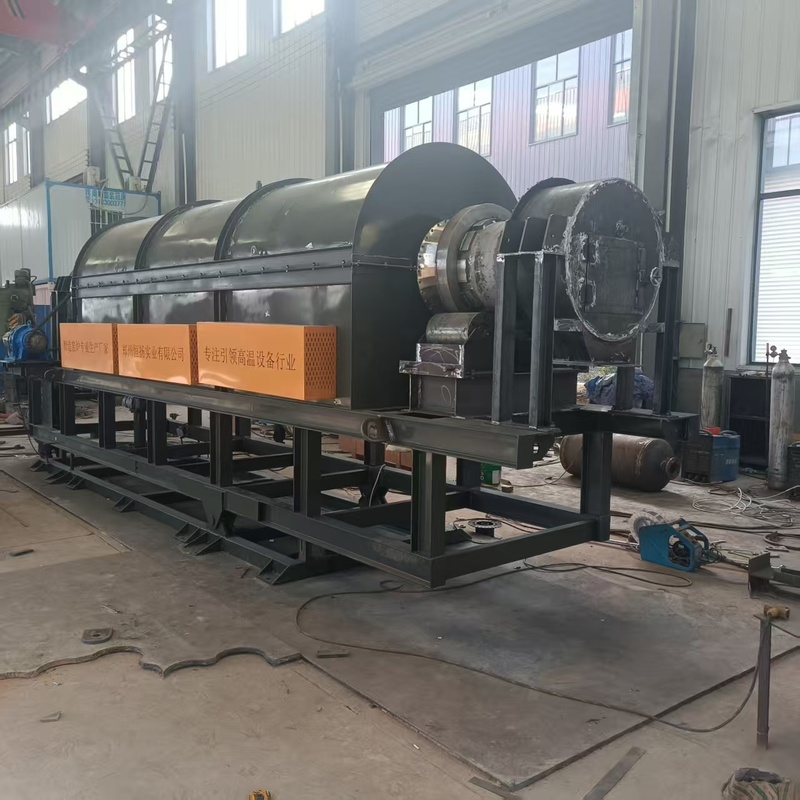 Indirect Electric Heating Rotary Kiln for High Temperature (1050°C) Thermal Treatment with Customizable Capacity