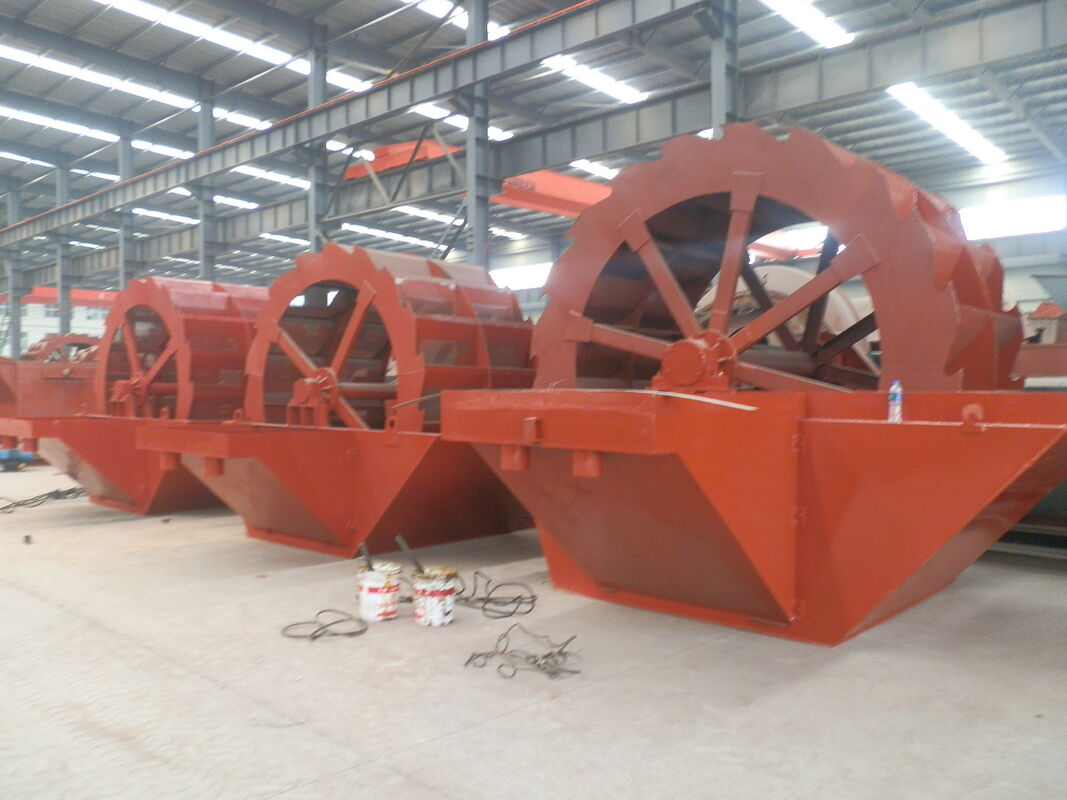 Wheel Sand Washing Machine with 15-200t/h Capacity for Sand Washing and Grading Made of Carbon Steel