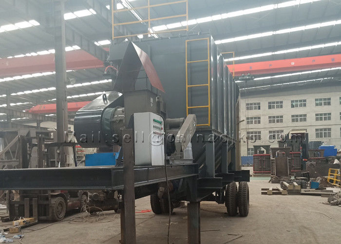 PLC 2450mm 300m2 Pulse Bag Filter Mobile Dust Collector