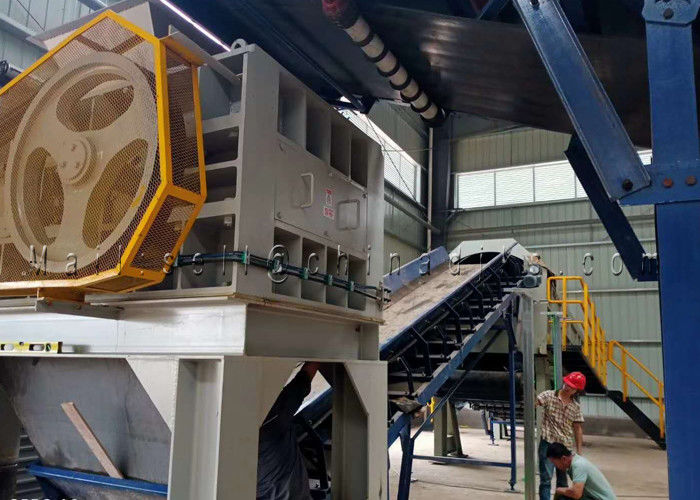 Ballistic Separation 2.2KW 415V 380V MSW Waste Sorting Machine