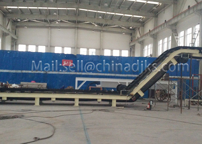 OEM Industrial Inclined Belt Conveyor White Color Q235 Structure