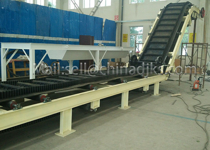 OEM Industrial Inclined Belt Conveyor White Color Q235 Structure
