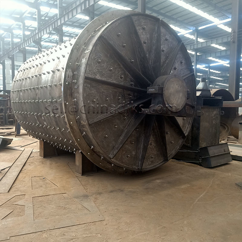 Overflow Type Grinding Ball Mill Batch Ball Mill 16.5kw