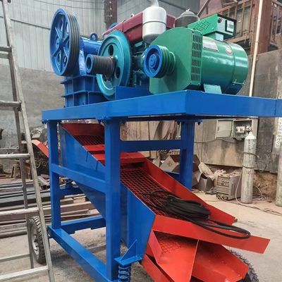Portable Nickel Ore Stone Crushing Machine Small Diesel Engine Mobile Rock Jaw Crusher
