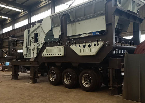 Construction Waste 14.5m 250TPH 600MM Stone Aggregate Impact Crusher