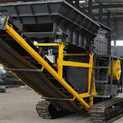 240t/H Crawler Track Mounted Mobile Hammer Crusher For Aggregate Quarries