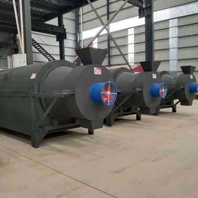 Automatic Counter Current Rotary Frying Oven Dryer Suitable For Industrial