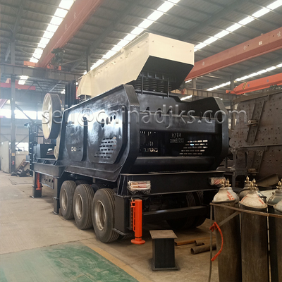 Mobile Jaw Crusher Station for Aggregate and Quarry Crushing Line